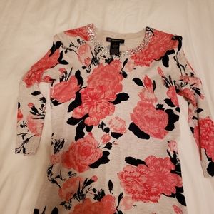Flower pattern Sweater